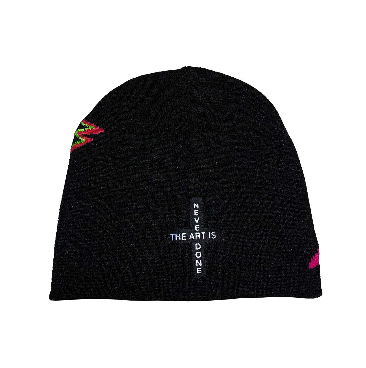 arkyvs* Black Abstrakt Beanie