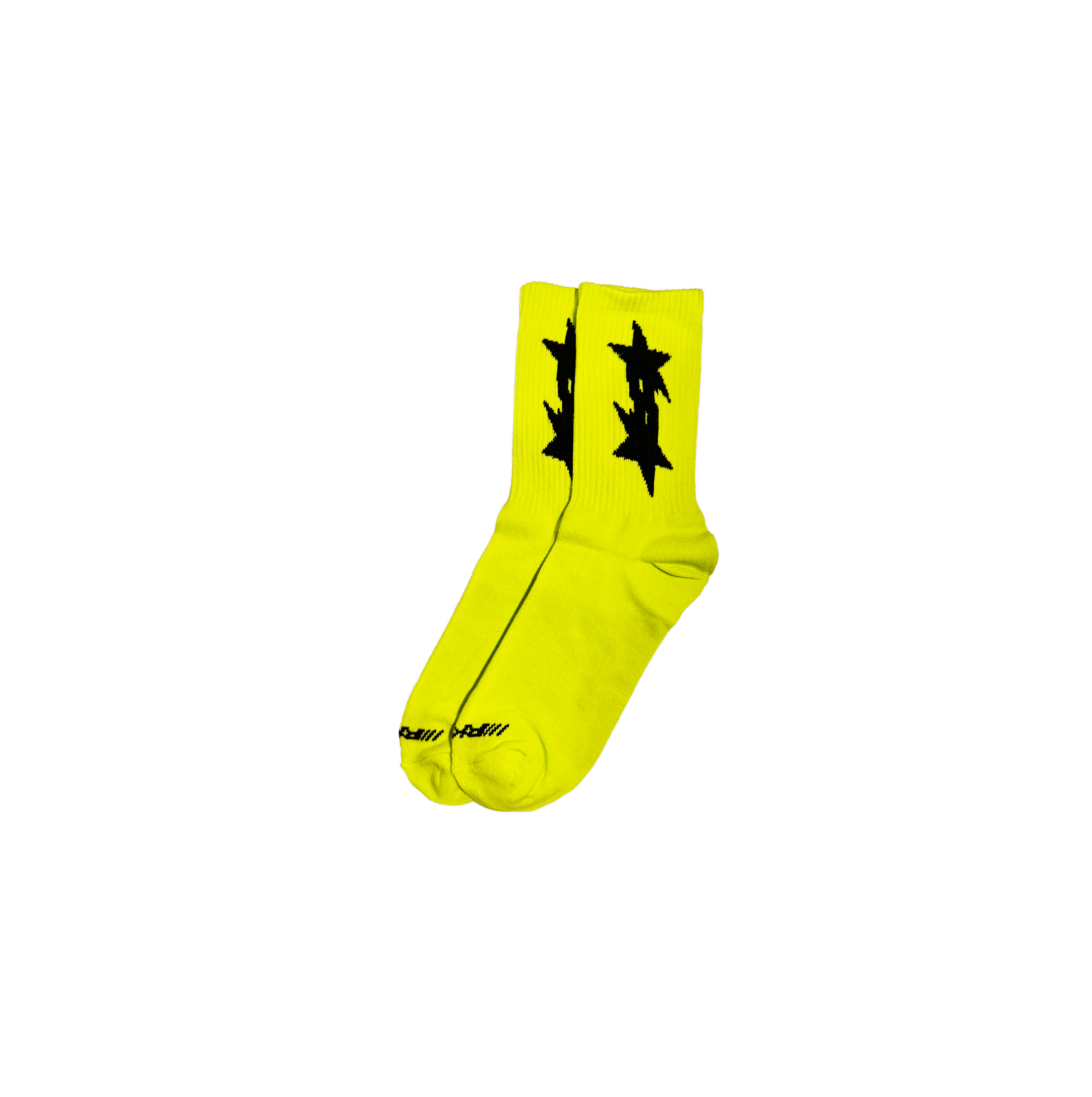 arkyvs* star socks yellow + black