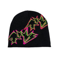 arkyvs* black + blue beanie